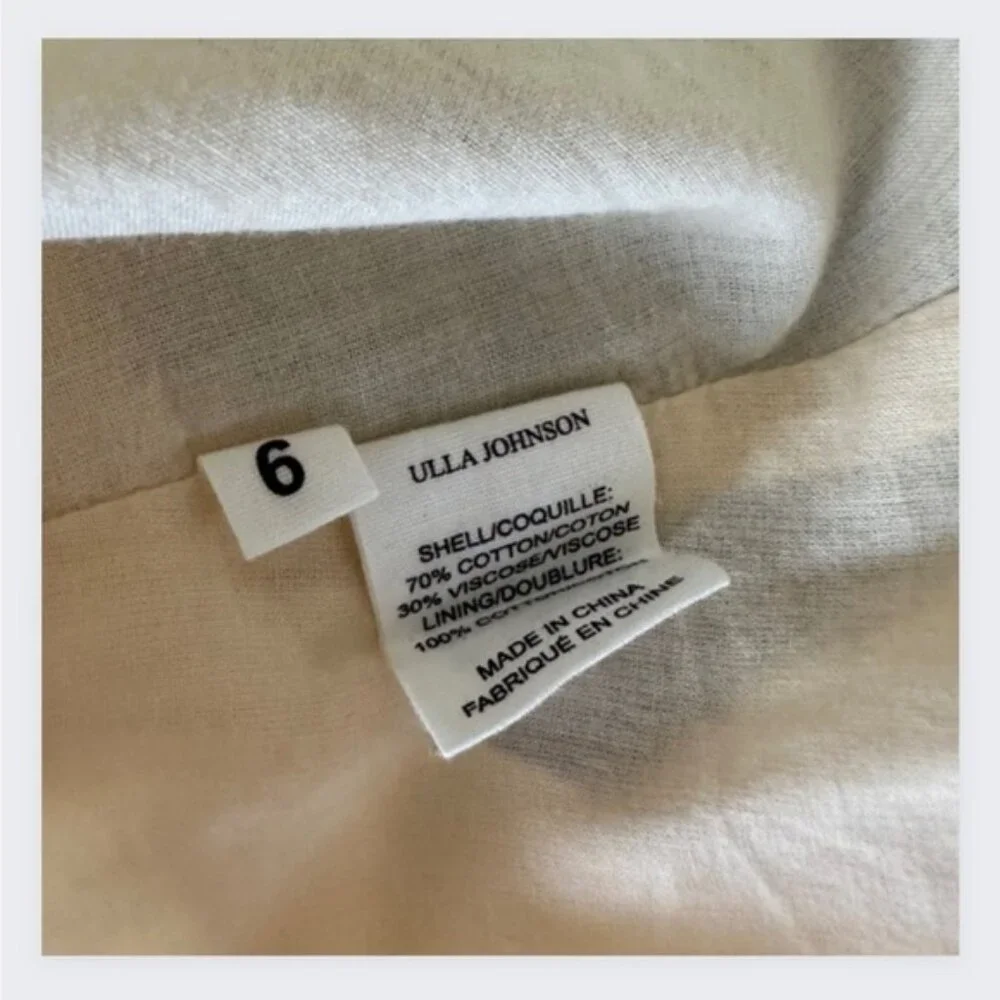 NWOT Ulla Johnson Pleated Floral Dress - Picture 9 of 11